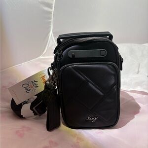NWT-  Lug Skeeter mini (Satin Luxe) in Black